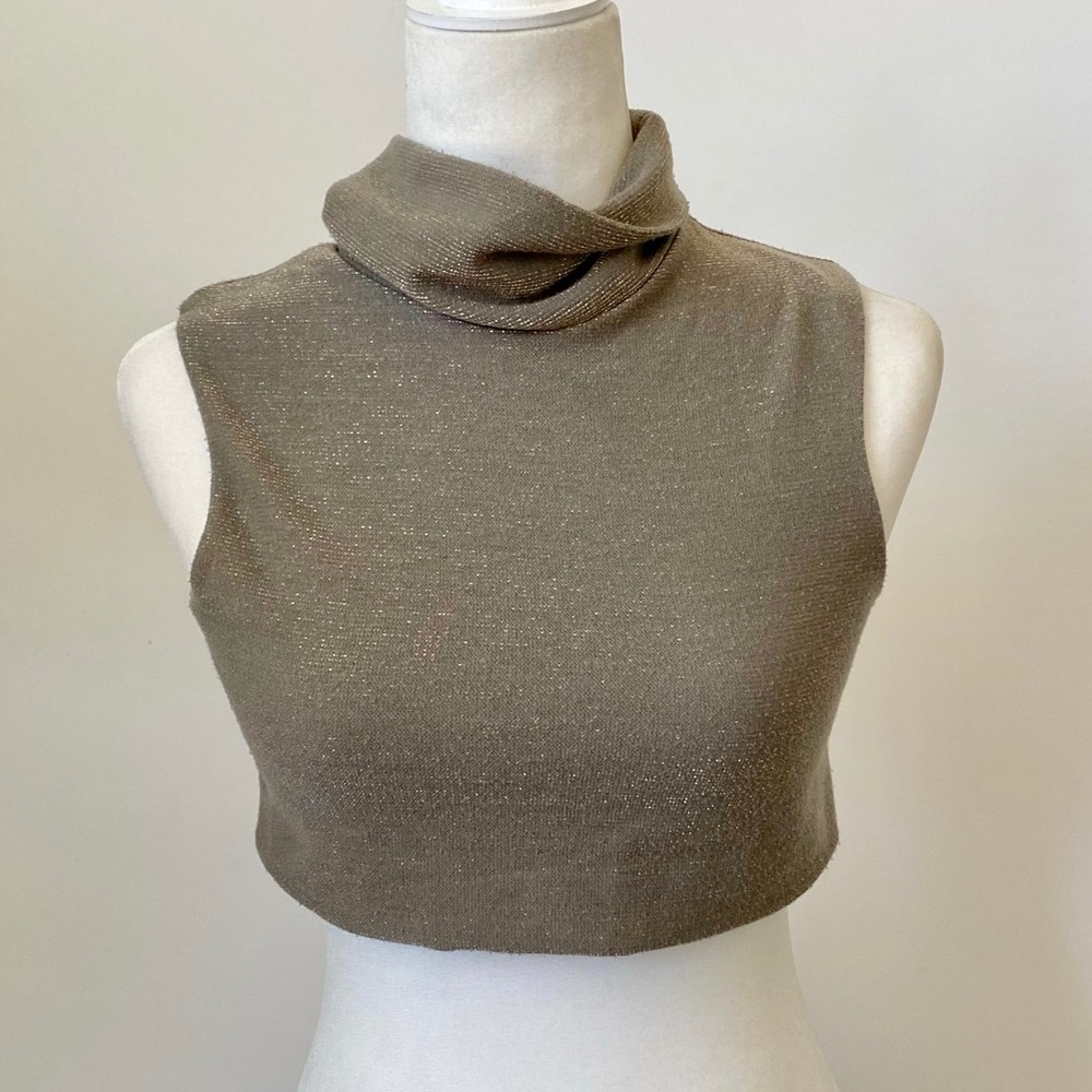 Cropped Turtle Neck - image 1